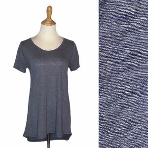 LuLaroe Blue Textured Classic Tee NWOT xs